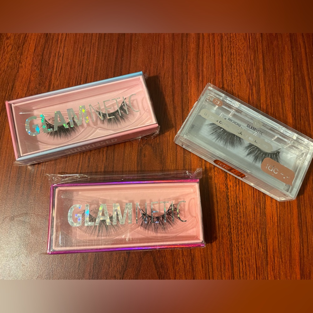Set of 2 Glamnetic magnetic lashes new